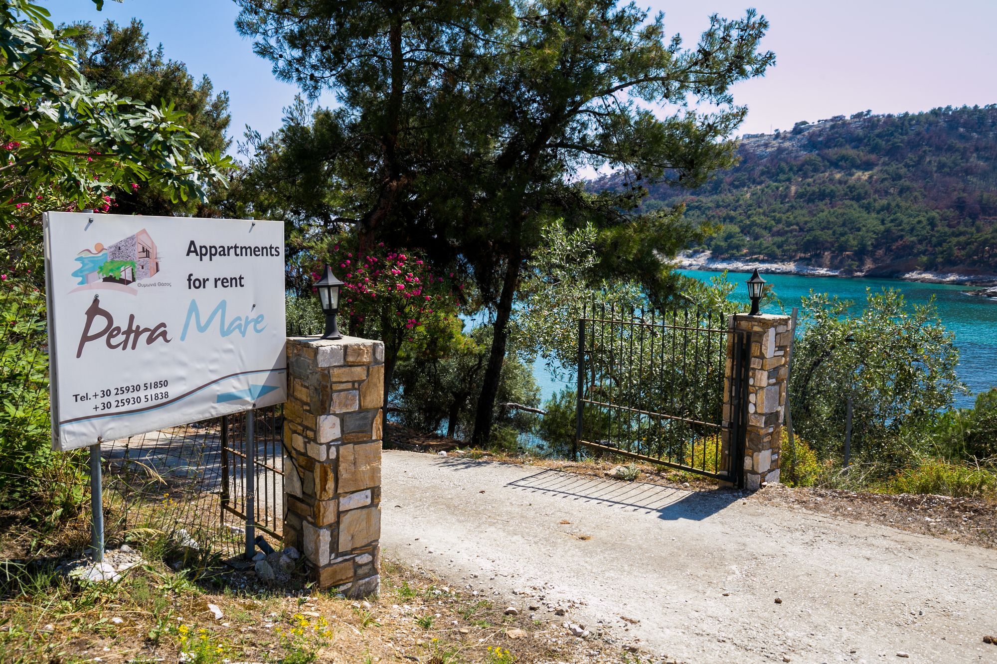 Apartmán Petra Mare Thimonia Exteriér fotografie